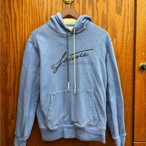 Lacoste Men's Light Blue Hoodie